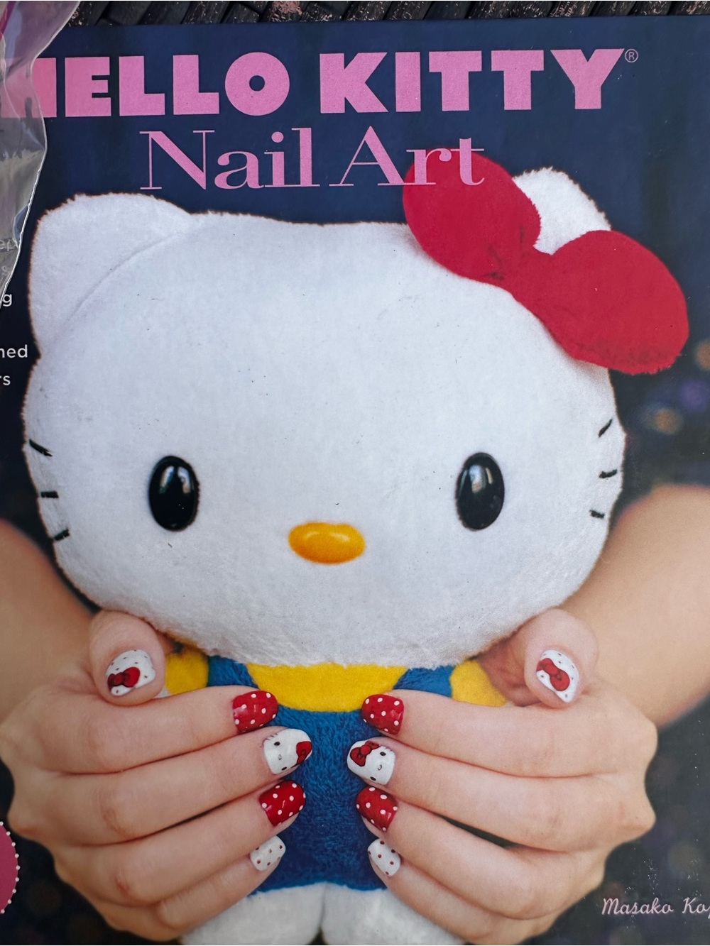 Hello Kitty Trio- Hello Kitty Nail Art book, glasses and journal NWT